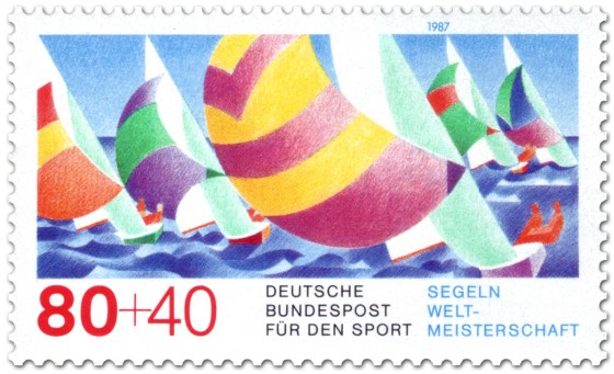 Stamp: Segelschiffe, Regatta (WM 87)