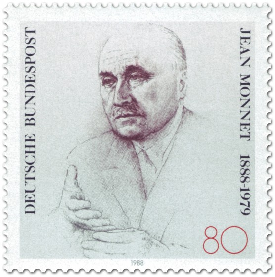Stamp: Jean Monnet (Europäer)