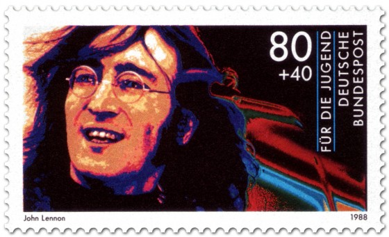 Stamp: John Lennon Musiker