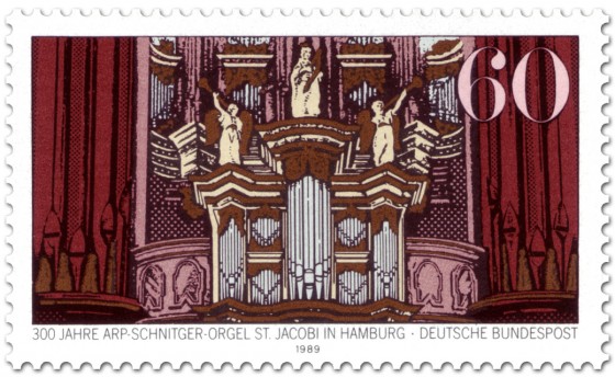 Stamp: Arp-Schnitger-Orgel in Hamburg