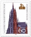 Stamp: Frankfurter Dom (Kaiserdom) und Kaiserkrone