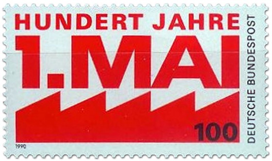 Stamp: Tag Der Arbeit 1 Mai 1990