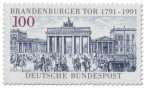 Stamp: Brandenburger Tor Berlin 200