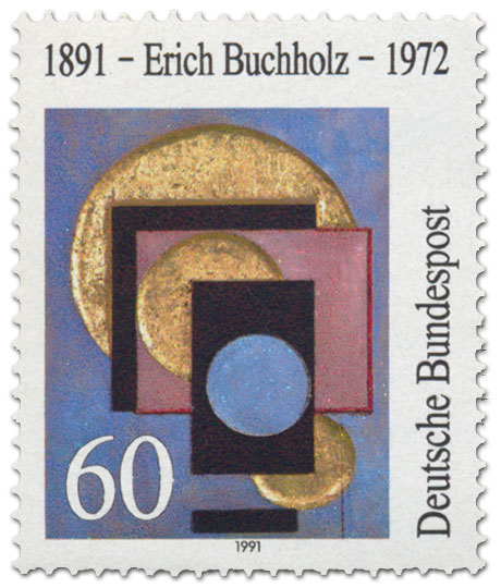 Stamp: Erich Buchholz Maler Stamp: Erich Buchholz Maler