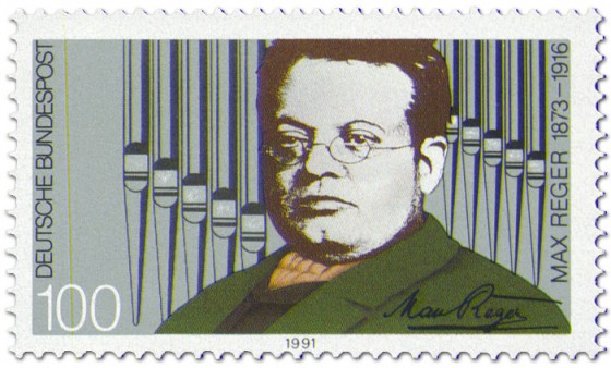 Stamp: Max Reger (Komponist)