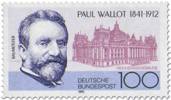 Stamp: Paul Wallot (Baumeister)