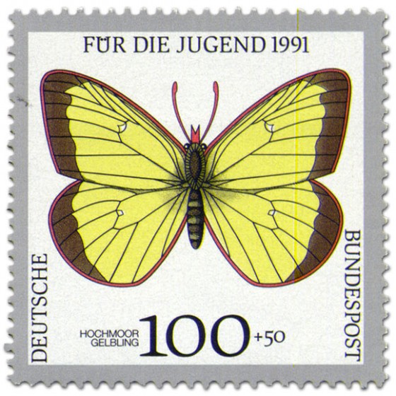 Stamp: Schmetterling Hochmoor Gelbling