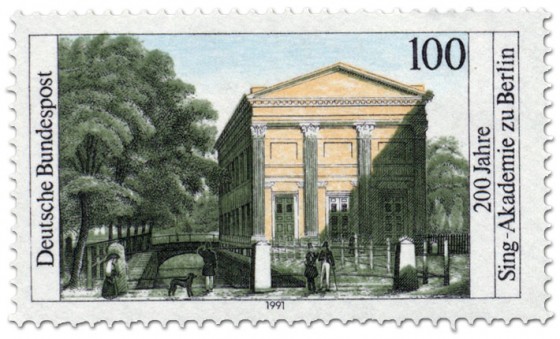 Stamp: Sing Akademie Berlin (200 Jahre)