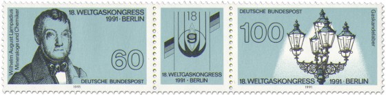 Stamp: Weltgaskongress Berlin 1991