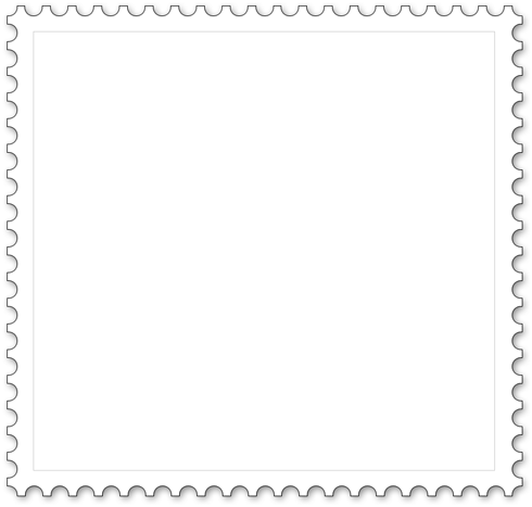 Square stamp for coloring